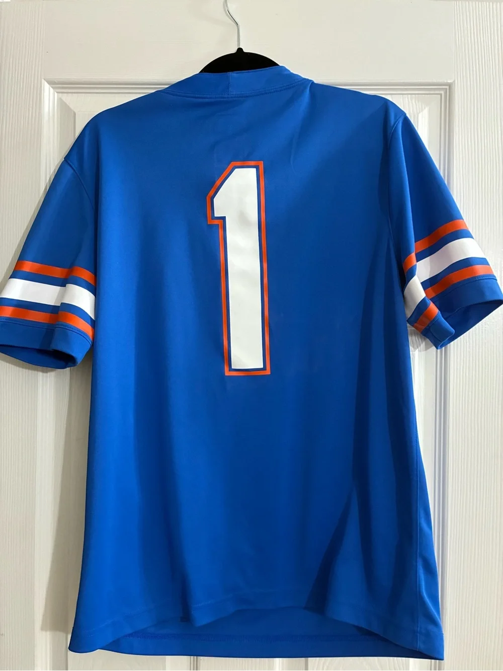 Jordan Royal Blue Orange White Florida Gators #1 Jersey